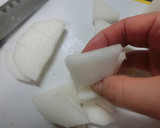 牛スジと大根、焼きネギの粕汁　簡単　早い作り方6写真