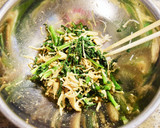 レンジで簡単副菜♡春菊とえのきの胡麻ぽん作り方4写真
