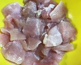 鶏胸肉の油淋鶏風炒め作り方5写真