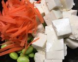 枝豆と豆腐の爽やかゆかりサラダ作り方3写真