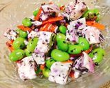 枝豆と豆腐の爽やかゆかりサラダ作り方5写真