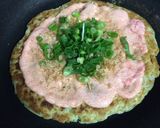 里芋明太マヨのお好み焼き風☆宅飲みシェア作り方4写真