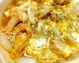 白菜と鶏肉の卵とじ作り方4写真