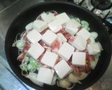 フライパンだけで！かんたん肉豆腐♪作り方3写真