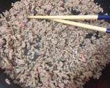 ＊厚揚げでかさまし そぼろれんこん＊作り方4写真