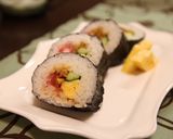 雲丹醤油で巻き寿司☆作り方7写真