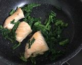 鮭と春菊の混ぜご飯作り方3写真