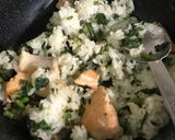 鮭と春菊の混ぜご飯作り方4写真