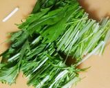 熱カリな厚揚げの水菜ツナマヨサラダ乗せ＊作り方1写真