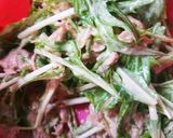 熱カリな厚揚げの水菜ツナマヨサラダ乗せ＊作り方3写真