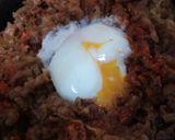 筋トレ飯：フレンチ風バター焦がし牛すき丼作り方6写真