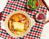 少ない調味料で美味い！豚肉と鱈の純豆腐。作り方6写真