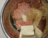 ヘルシーナゲット風チーズinつくね作り方2写真