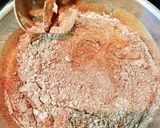 バター不要！濃厚バナナ豆腐ガトーショコラ作り方3写真