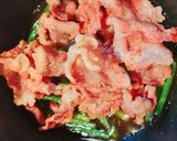 カリカリ豚肉とにんにくの芽の甘酢ソース作り方5写真