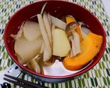 ヤマキ基本のだしで♡しょうが根菜きのこ鍋作り方4写真