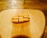「チョリソーとうず玉の串焼き」作り方1写真