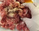 安早旨 豚こまバター醤油丼作り方1写真