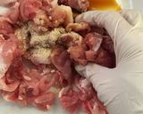 安早旨 豚こまバター醤油丼作り方1写真