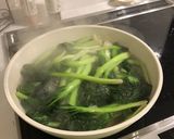 タアサイのおひたしツナ和え作り方1写真