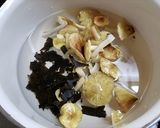 天然キノコ2種と芋2種の田舎風味噌煮作り方4写真