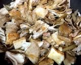 ごぼうと舞茸と厚揚げの柳川風作り方5写真