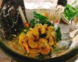 春菊で簡単ジェノベーゼソース♡作り方3写真