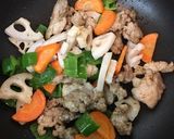 豚こま肉と根菜の甘酢炒め作り方9写真