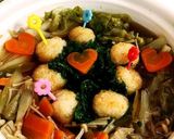 白菜ベーコンのミルフィーユ風スープ鍋作り方6写真