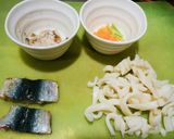 犬ご飯　いわしうどん作り方1写真