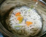 犬ご飯　いわしうどん作り方2写真
