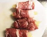 お弁当に！簡単 豚肉巻きポテト(^^)作り方3写真