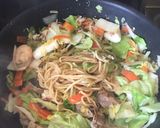 【ズボラ飯】ソース焼きそば作り方4写真