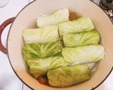 鶏ひき肉のロールキャベツとハンバーグ作り方5写真