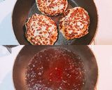 鶏ひき肉のロールキャベツとハンバーグ作り方6写真