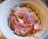 お一人様♡豚肉ともやしの土鍋蒸し♪作り方2写真
