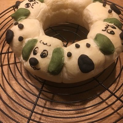 ワンワン ちぎりパン by A…T 【クックパッド】 簡単おいしいみんなの