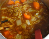 簡単♬白菜と玉ねぎと人参のカレースープ♡作り方5写真