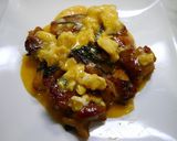 レンジで簡単！親子丼☆焼き鳥リメイク作り方2写真