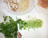 風邪に大麦雑炊♪簡単鶏肉と筍と卵と生姜作り方4写真