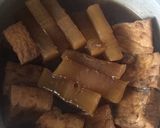 【ズボラ飯】すき焼き後の割下で大根の煮物作り方4写真