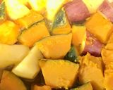 かぼちゃ・じゃがいも・サツマイモの煮物作り方8写真