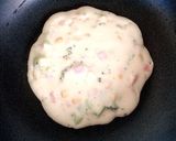 ケチャップで食べる♬おかずホットケーキ作り方3写真