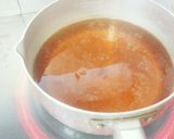 ナメコ、ワカメ、豆腐、カマボコのすまし汁作り方3写真