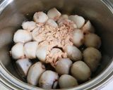里芋とシーチキンの煮物作り方3写真