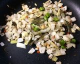 そうめんウプマ (素麺のセミヤ・ウプマ)作り方7写真