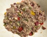 骨付きもも肉のスタッフドローストチキン作り方4写真