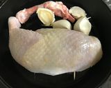 骨付きもも肉のスタッフドローストチキン作り方8写真