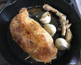 骨付きもも肉のスタッフドローストチキン作り方10写真