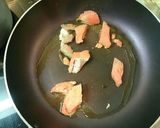 鮭と大根の葉で和風パスタ♪作り方2写真
